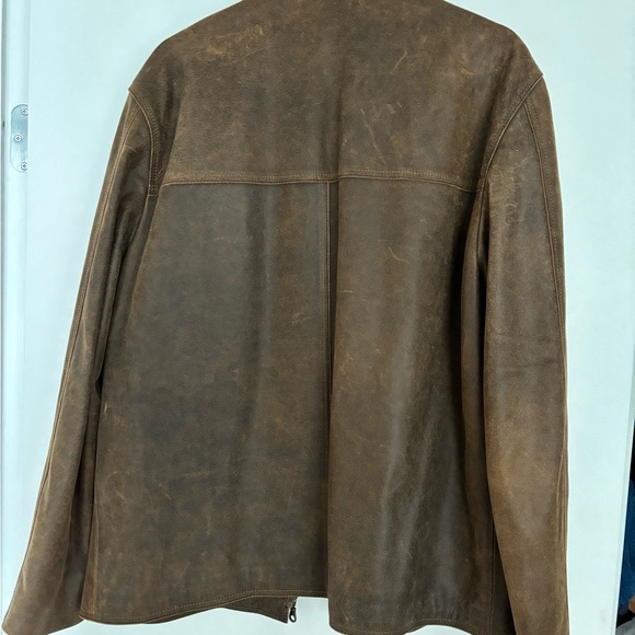 Vintage Brown Leather Jacket - Picture 2 of 5